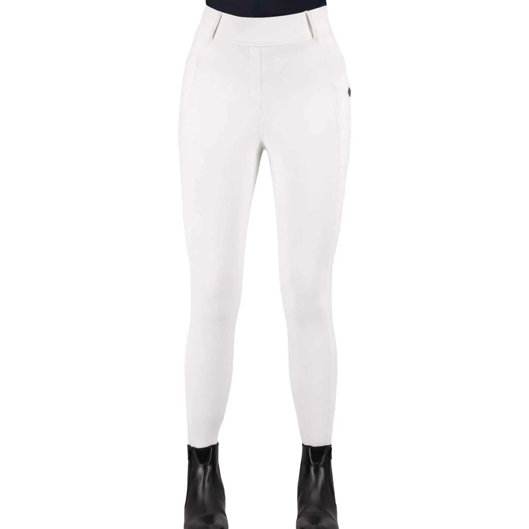 Reitleggings Damen IRHTamara, Vollbesatz, Full-Grip, High Waist, Turnierreitleggings