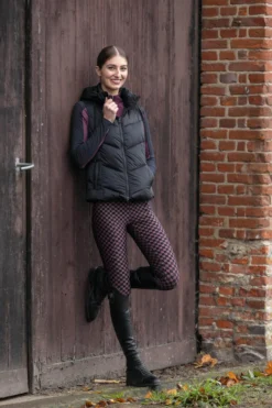 Reitleggings Damen KLKristin HW25, Vollbesatz, Full-Grip, Kompression