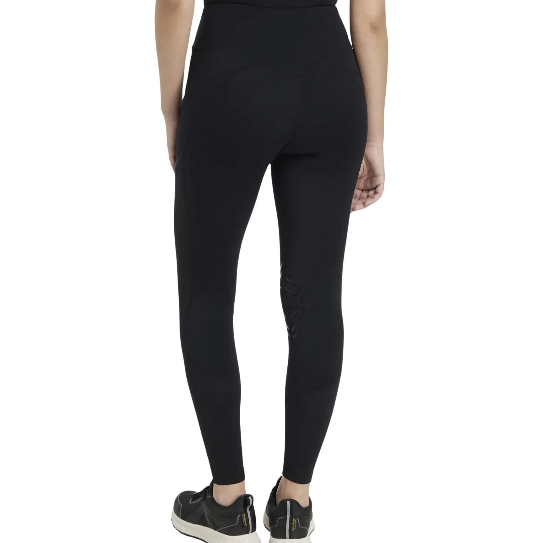 Reitleggings Damen Lydia Mesh, Kniebesatz, Knee-Grip