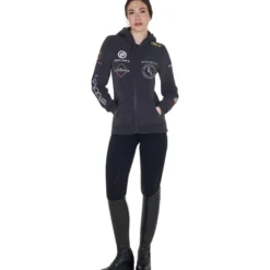 Reitleggings Damen Perforated Inserts, Vollbesatz, Full-Grip, Sommerreitleggings