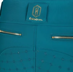Reitleggings Damen Pro Heritage Fanatics 24/25, Vollbesatz, Full-Grip, Winterreitleggings