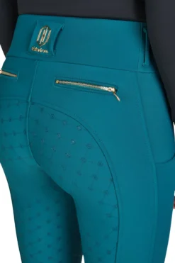 Reitleggings Damen Pro Heritage Fanatics 24/25, Vollbesatz, Full-Grip, Winterreitleggings