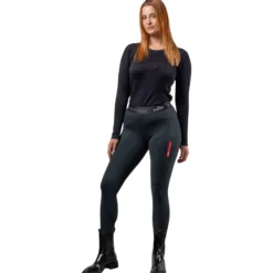 Reitleggings Damen Reggings R1 Leisure, ohne Besatz