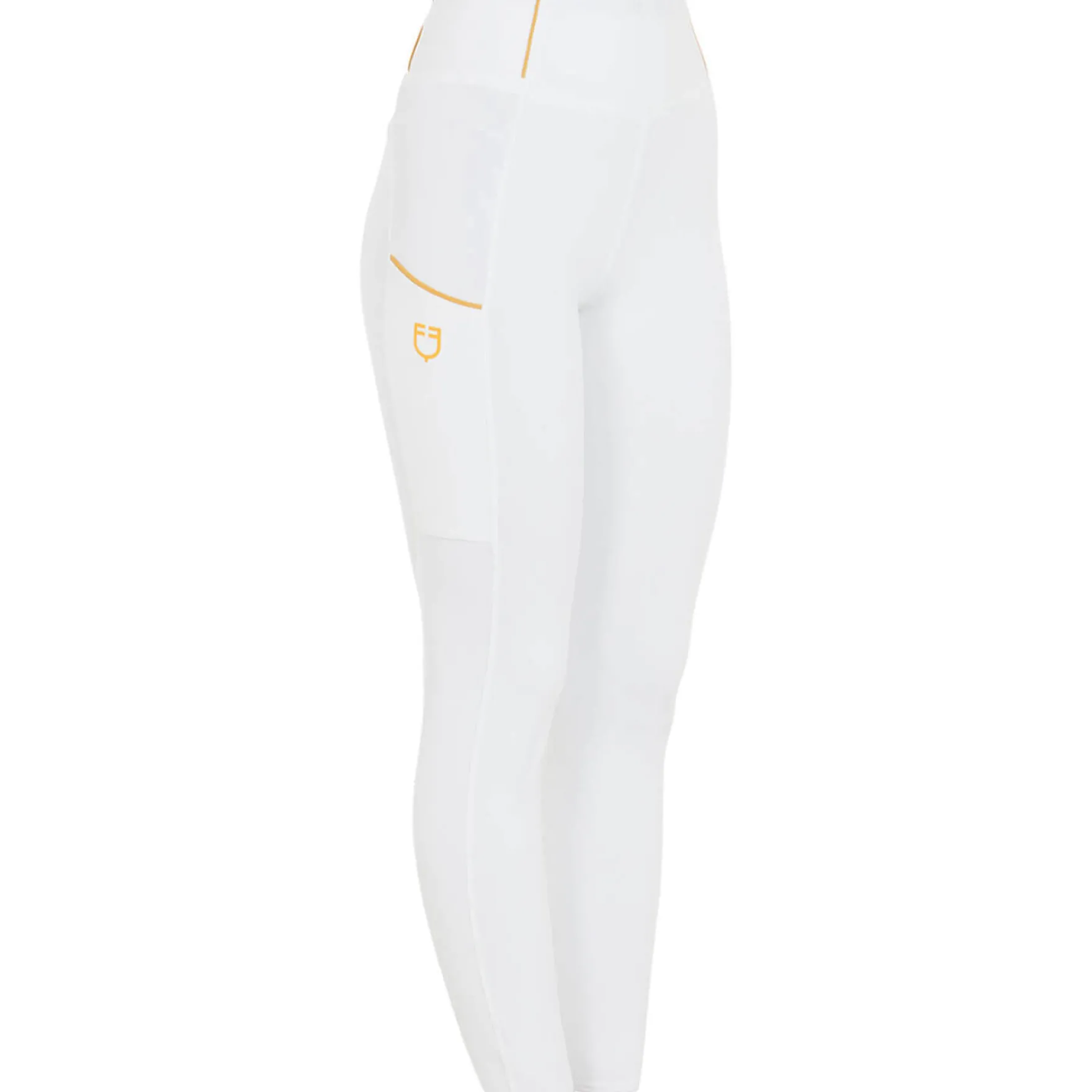 Reitleggings Damen Slim Fit, Vollbesatz, Full-Grip, High Waist