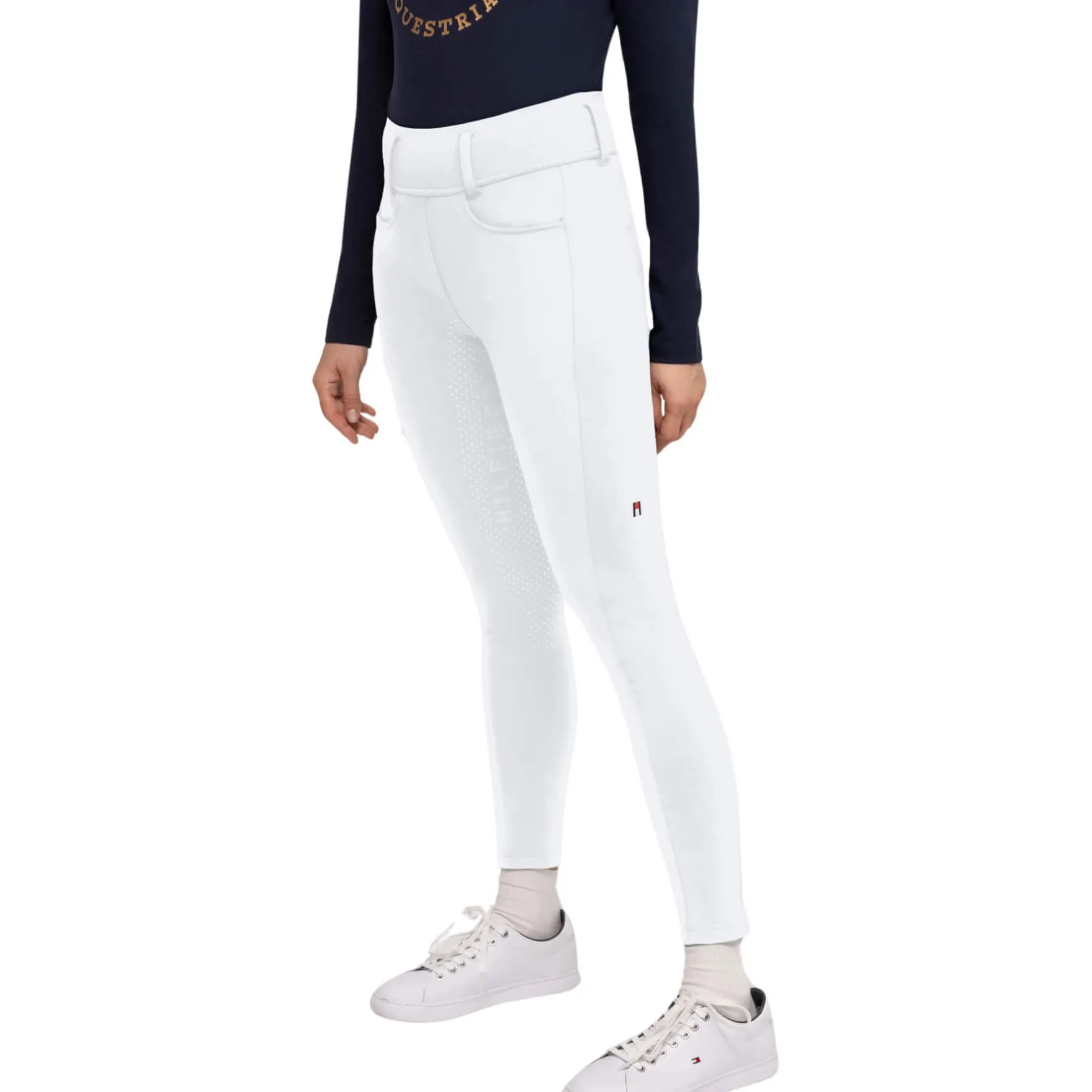 Reitleggings Damen Vermont HW25, Vollbesatz, Full-Grip, Thermo