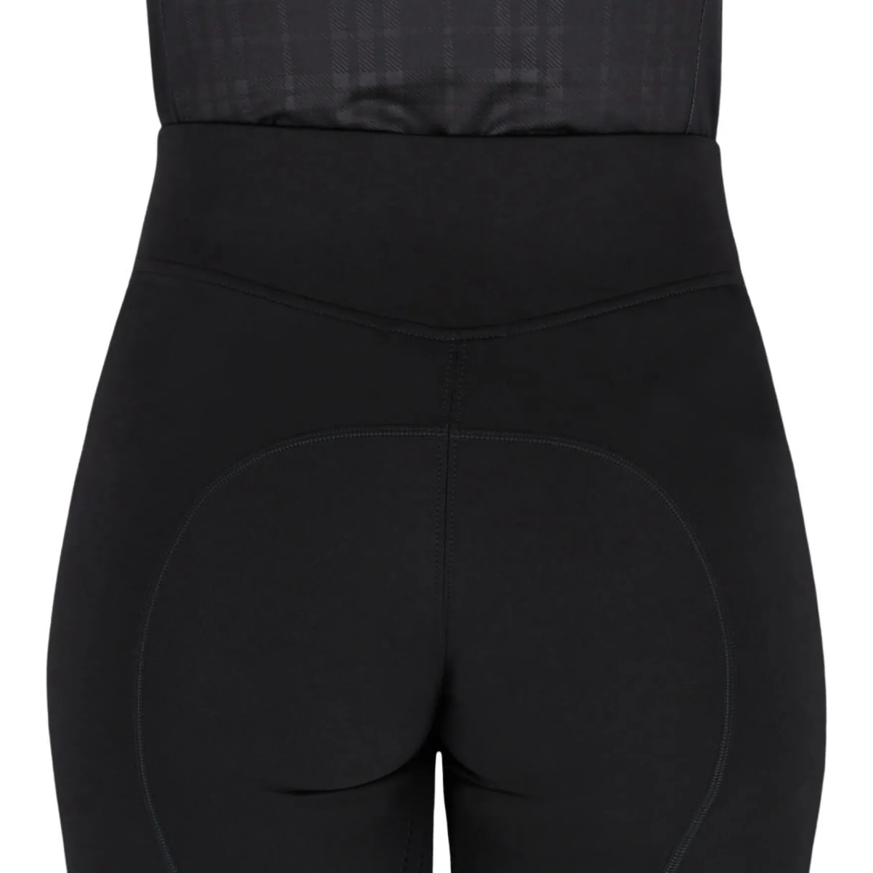 Reitleggings Damen Zahra HW25, Winterreitleggings, Teilbesatz, Half-Grip, High Waist