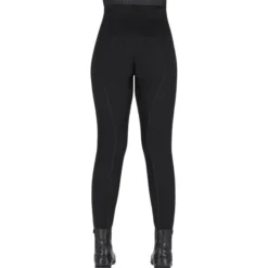 Reitleggings Damen Zahra HW25, Winterreitleggings, Teilbesatz, Half-Grip, High Waist