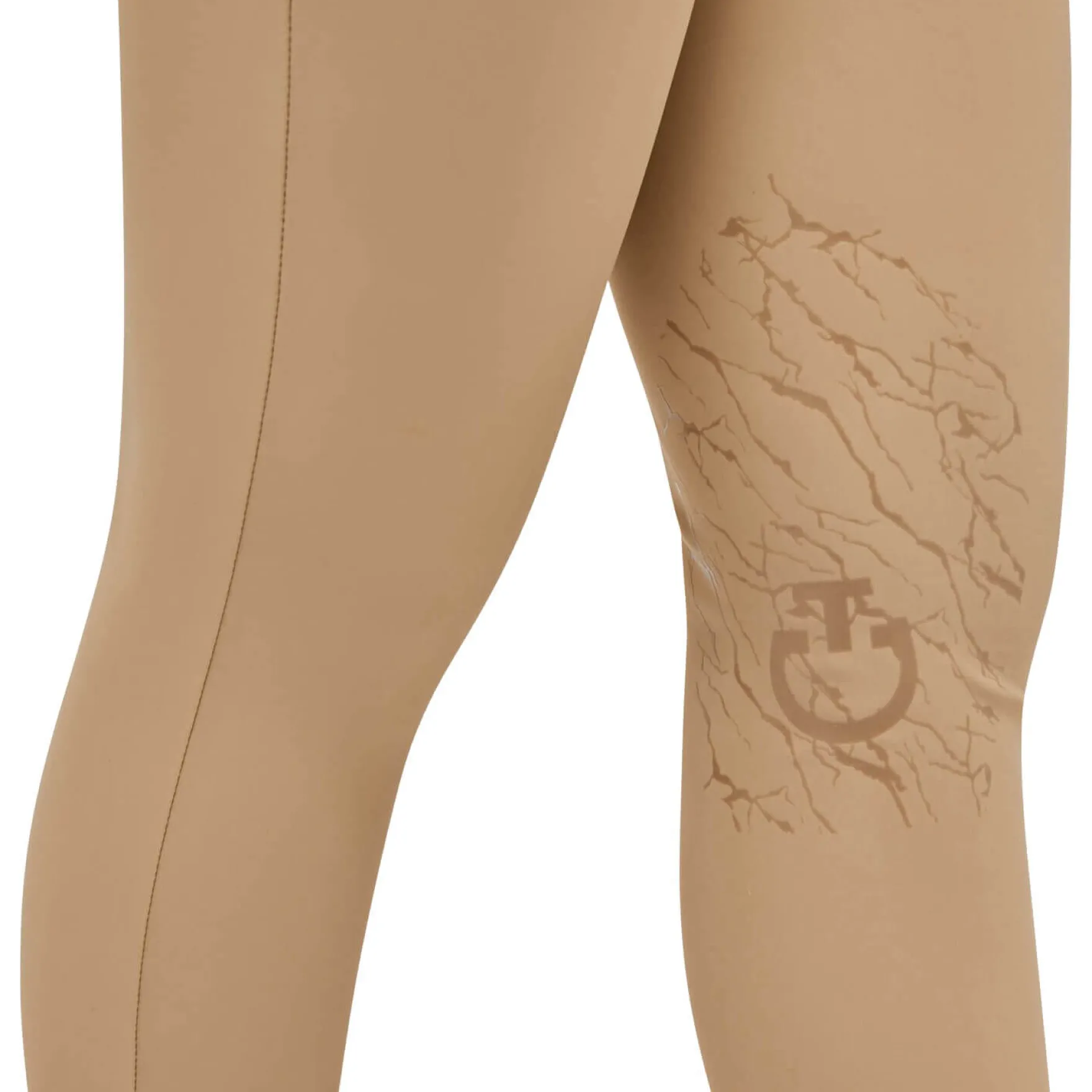 Reitleggings Kinder CT Perforated Inserts, Kniebesatz, Knee-Grip