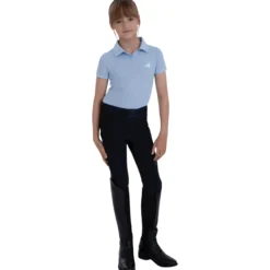 Reitleggings Kinder ESImpressive, Vollbesatz, Full-Grip, High Waist