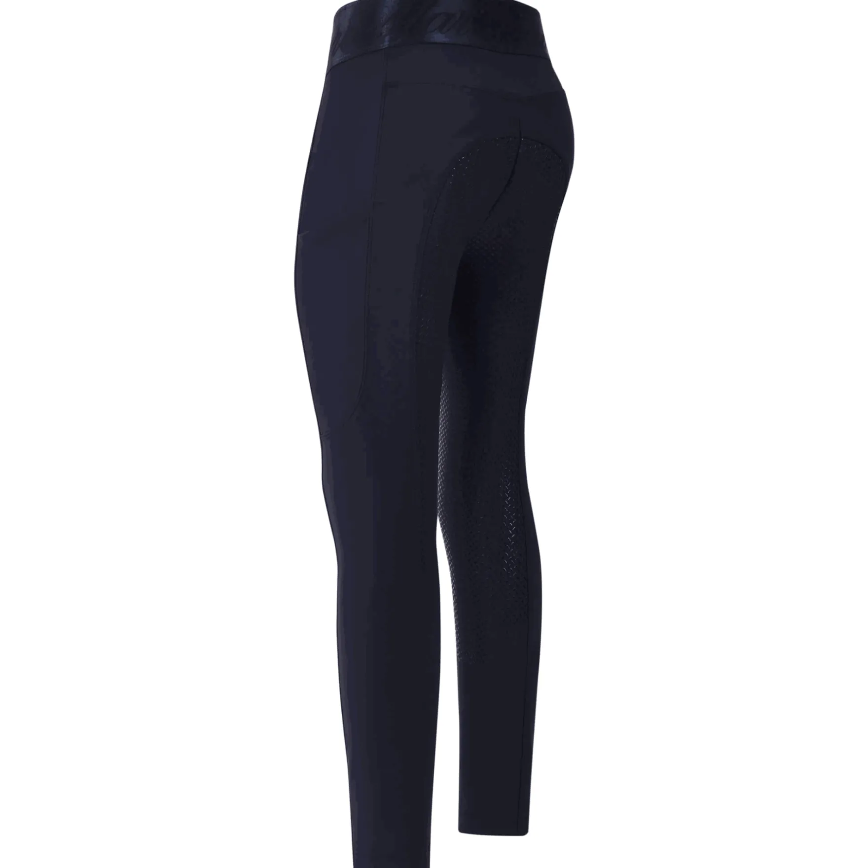 Reitleggings Kinder ESImpressive, Vollbesatz, Full-Grip, High Waist