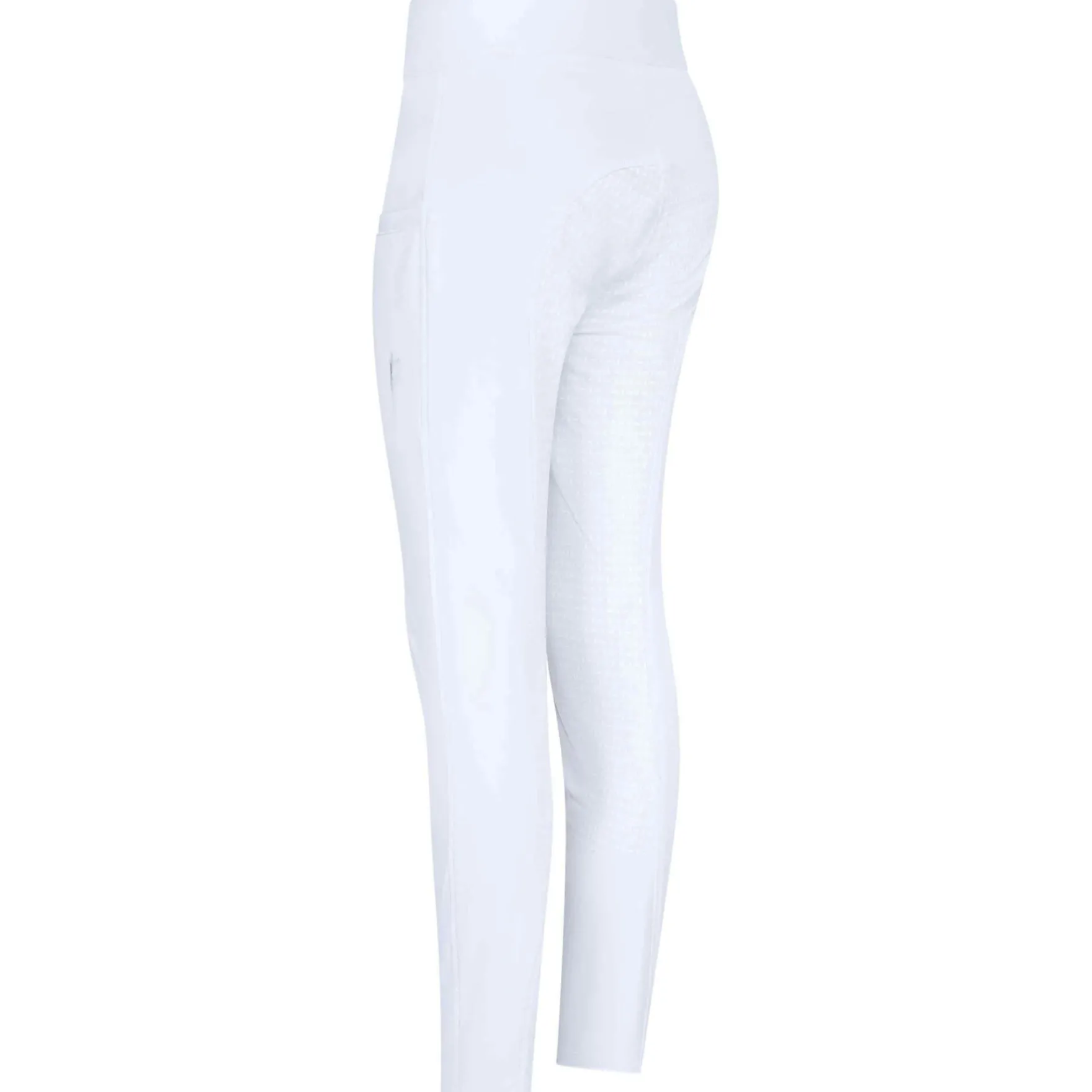 Reitleggings Kinder HVPLotte Inbetween FS26, Vollbesatz, Full-Grip