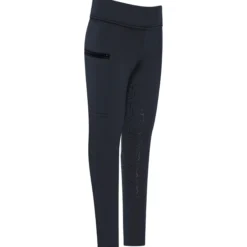 Reitleggings Kinder IRHTeddy, Vollbesatz, Full-Grip, Winter, High Waist