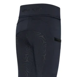 Reitleggings Kinder IRHTeddy, Vollbesatz, Full-Grip, Winter, High Waist