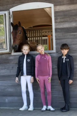 Reitleggings Kinder KLLilo Junior FS26, Vollbesatz, Full-Grip, Kompression, High Waist
