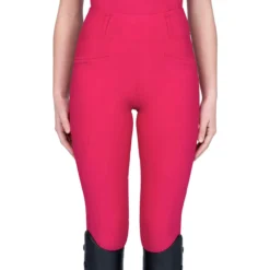 Reitleggings Kinder YR Pro, Vollbesatz, Full-Grip, High Waist
