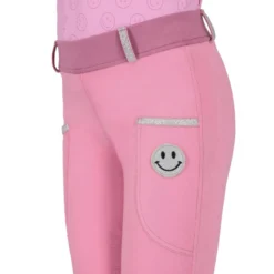 Reitleggings Mädchen Rosalynn Junior FS26, Vollbesatz, Full-Grip
