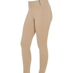 Reitleggings Mädchen Slim Fit, Vollbesatz, Full-Grip, High Waist