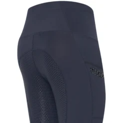 Reitleggins Damen ESBreez Fashion HW22, Winterreitleggings, Vollbesatz, Full-Grip