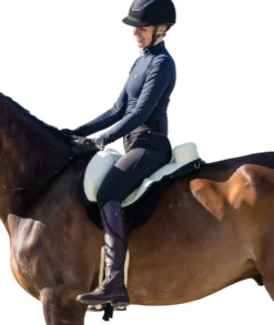 Reitpad Bareback Pad Super Soft, Kunstfellsattel