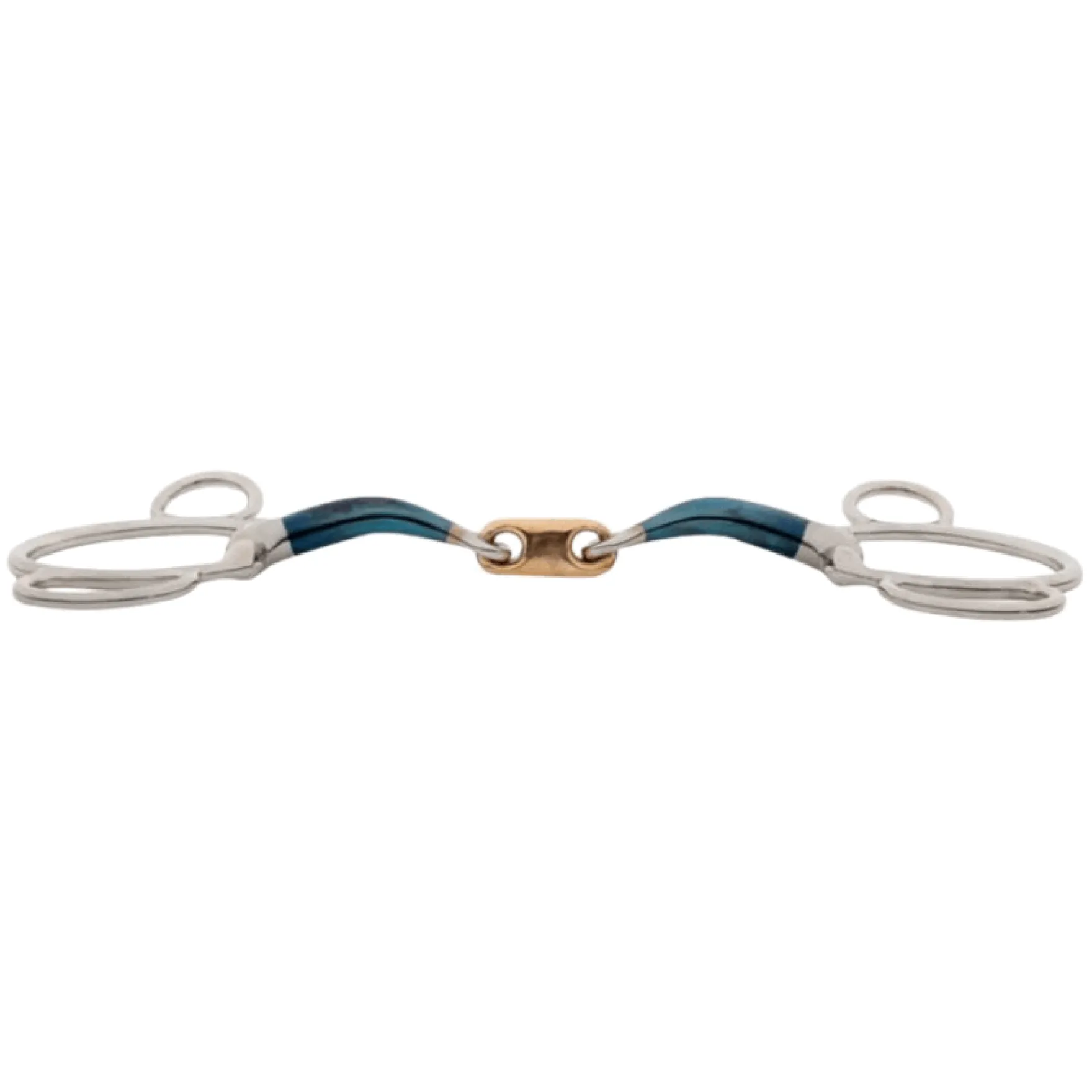 3-Ring Gebiss Ergonomic, doppelt gebrochen, 14 mm