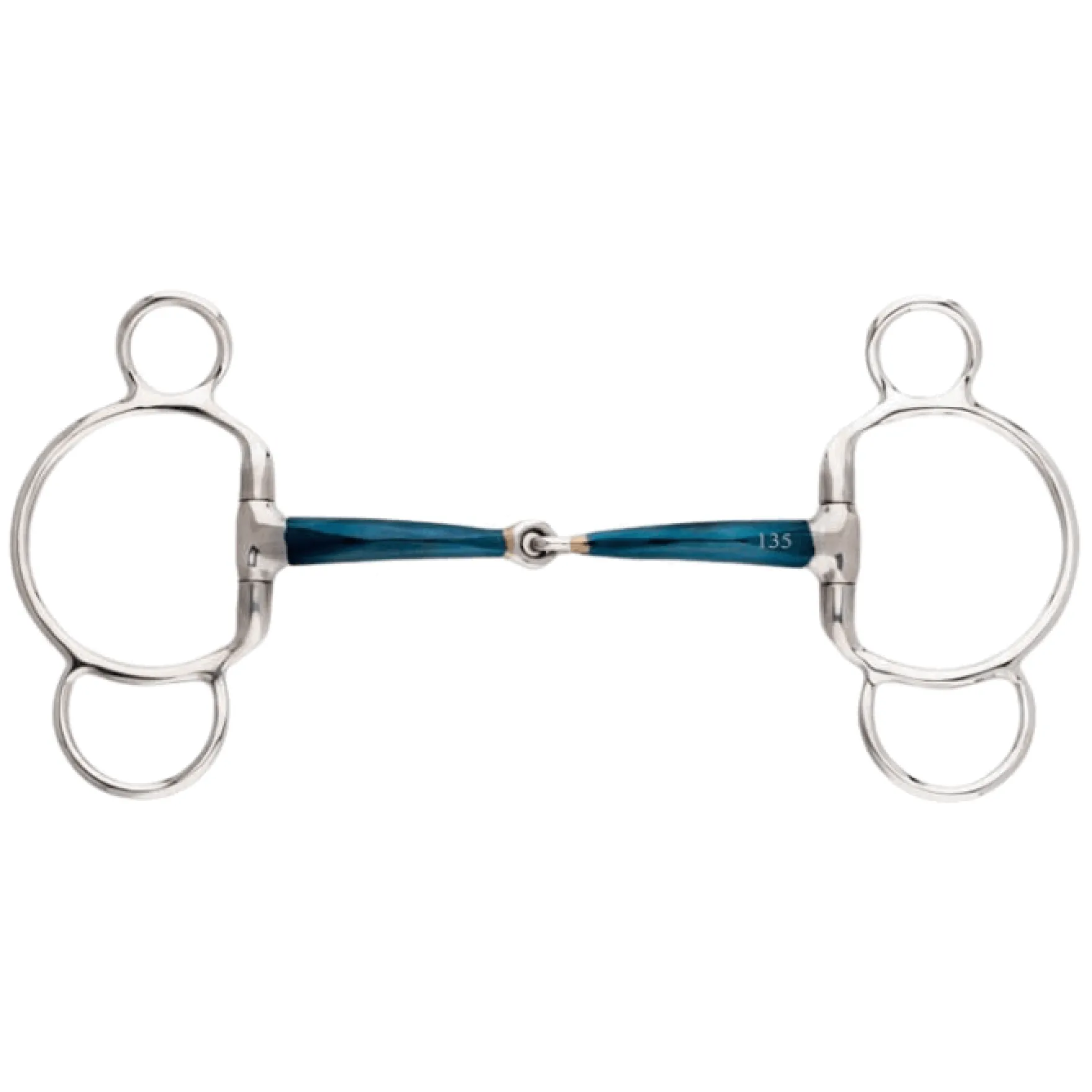 3-Ring Gebiss Ergonomic, einfach gebrochen, 14 mm