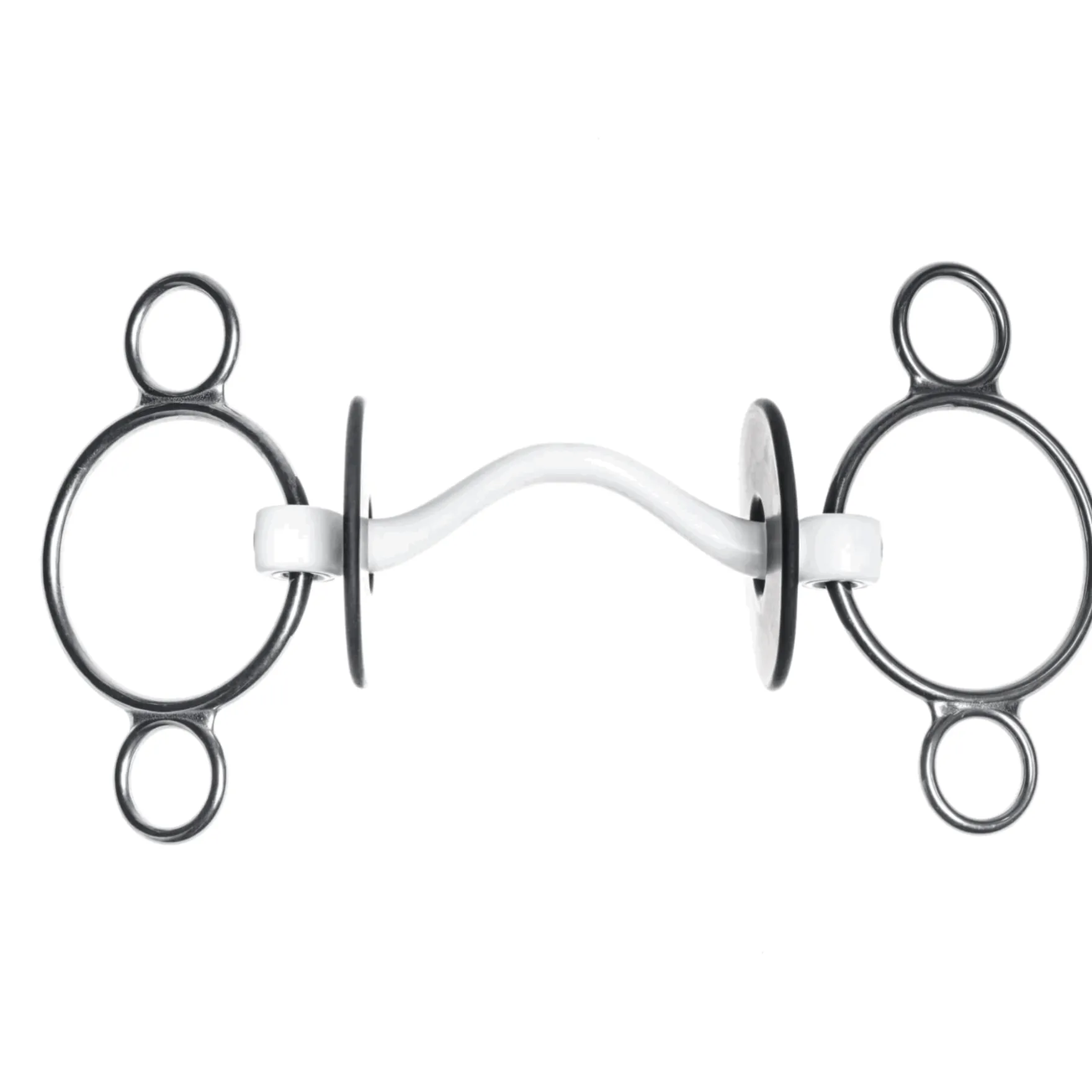 3-Ring Gebiss, Inno Sense, Port Medium, Pessoa-Gebiss, Stangengebiss, Kunststoff, Zungenfreih.