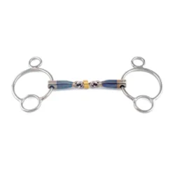 2,5-Ring Gebiss, mit Messingringen, Sweet Iron
