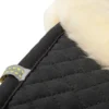 Schabracke, mit medizinischem Lammfell, Dressurschabracke