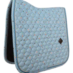 Schabracke Velvet Pied-de-Poule, Dressurschabracke