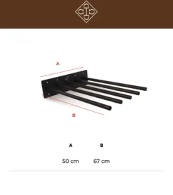 Schabrackenhalter, 5-armig