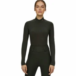 Shirt Damen Ava HW25, Trainingsshirt, Rollkragen, langarm