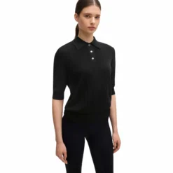 Shirt Damen Corey FS25, Strick Poloshirt, halbarm