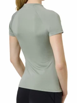 Shirt Damen Dynamic Base Layer Pistachio White, Trainingsshirt, kurzarm