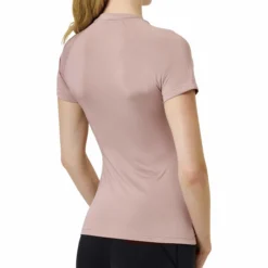 Shirt Damen Dynamic Base Layer Midsummer Blush, Trainingsshirt, kurzarm