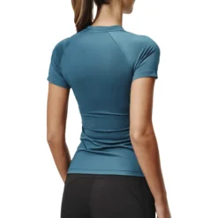 Shirt Damen Dynamic Base Layer Teal Blue, Trainingsshirt, kurzarm
