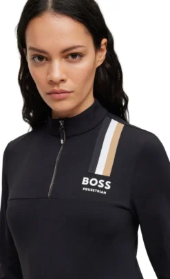 Shirt Damen Lia Signature Stripe, Trainingsshirt, langarm