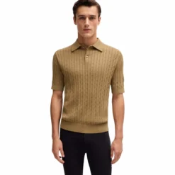 Shirt Herren Lewis FS25, Strick Poloshirt, halbarm
