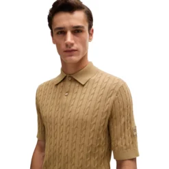 Shirt Herren Lewis FS25, Strick Poloshirt, halbarm