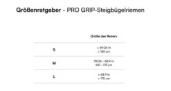 Steigbügelriemen Pro Grip, Leder