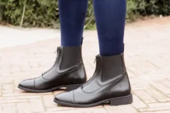 Stiefeletten, mit Frontreißverschluss, Leder, Damen, Herren
