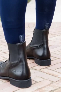 Stiefeletten, mit Frontreißverschluss, Leder, Damen, Herren