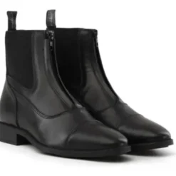 Stiefeletten, mit Frontreißverschluss, Leder, Damen, Herren
