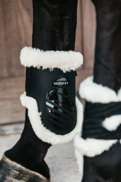 Streichkappen Vegan Sheepskin Elastic, Kunstfell
