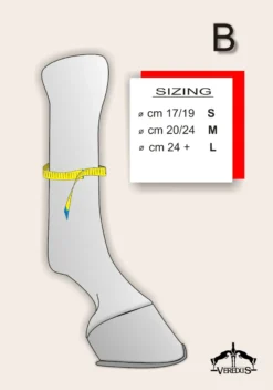 Therapiegamaschen Magnetik 4 Hours, Stallgamasche, hinten