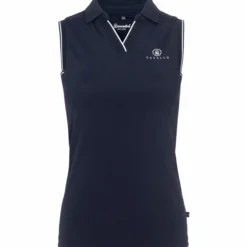 Top Damen CAVALBUA FS26, Funktions-Polotop, ärmellos