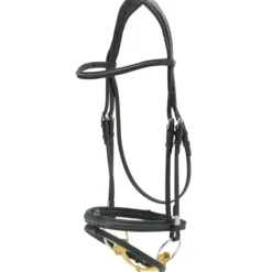 Trense 2700 Pro-Jump mit Slide & Lock Verschluss, kombiniertes Reithalfter