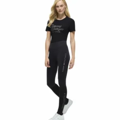 T-Shirt Damen Malibu Rhinestone FS26, kurzarm