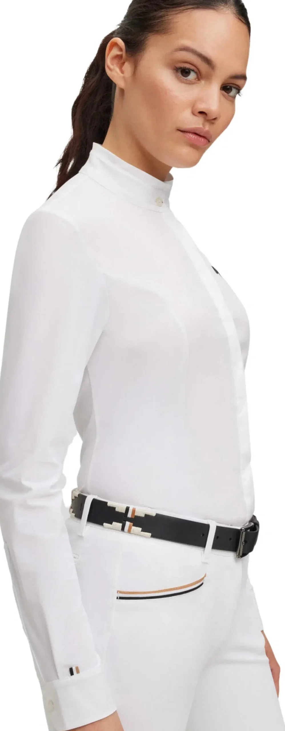 Turnierbluse Damen Emma, Turniershirt, langarm