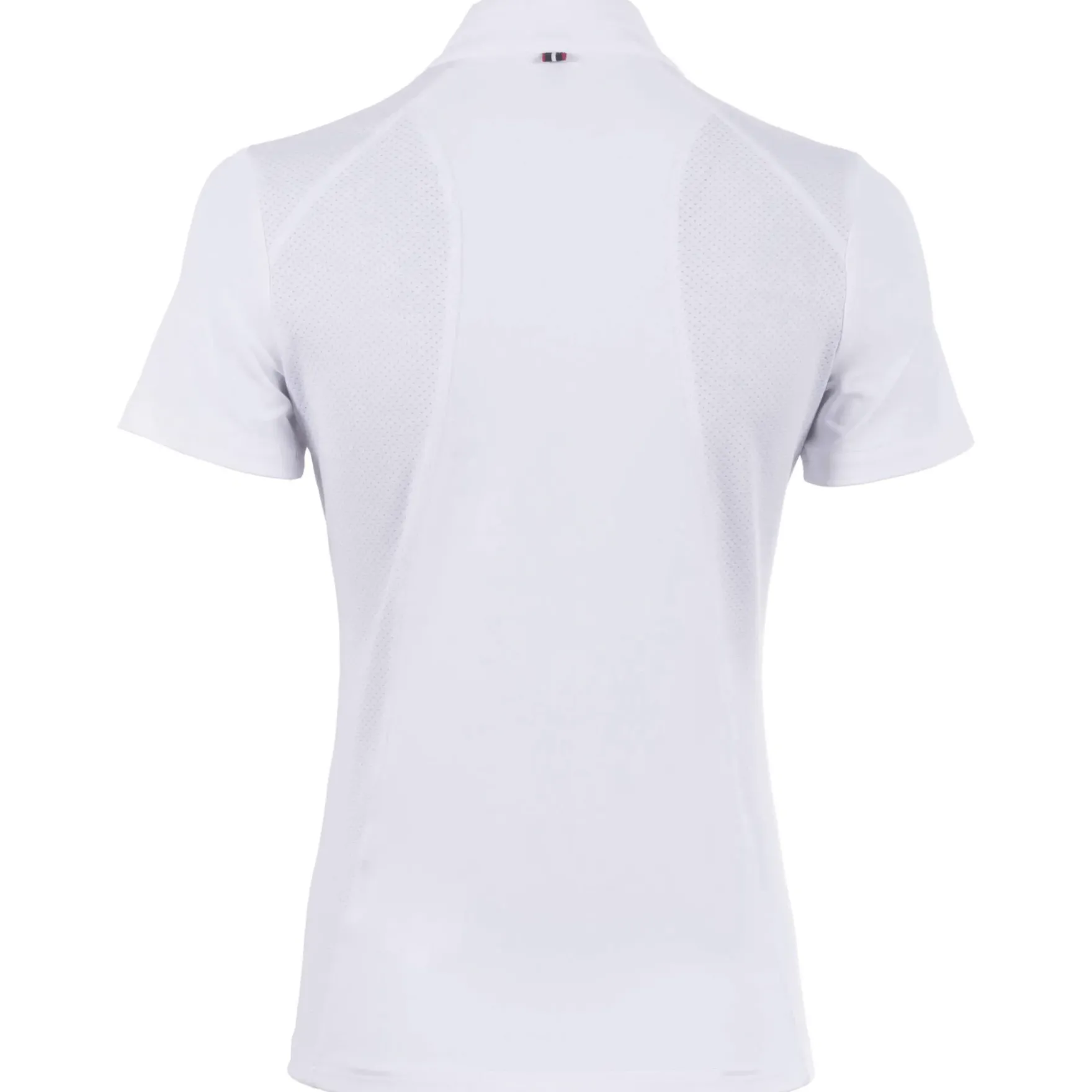 Turniershirt Damen CAVALCOMP Halfzip Shirt, kurzarm