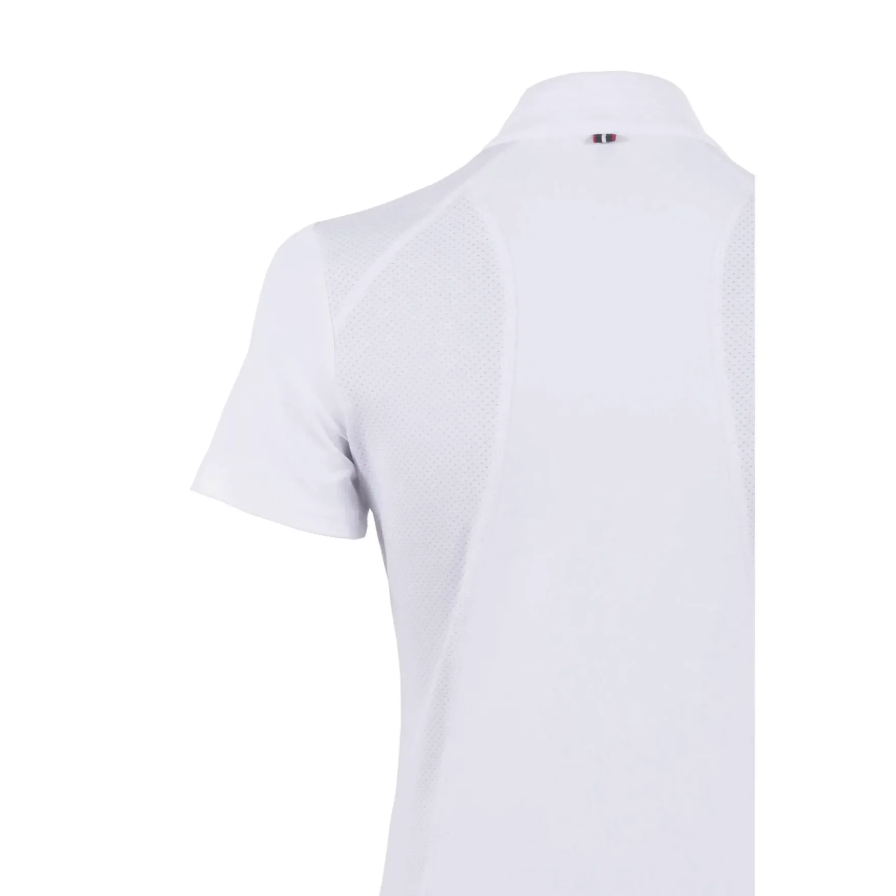 Turniershirt Damen CAVALCOMP Halfzip Shirt, kurzarm